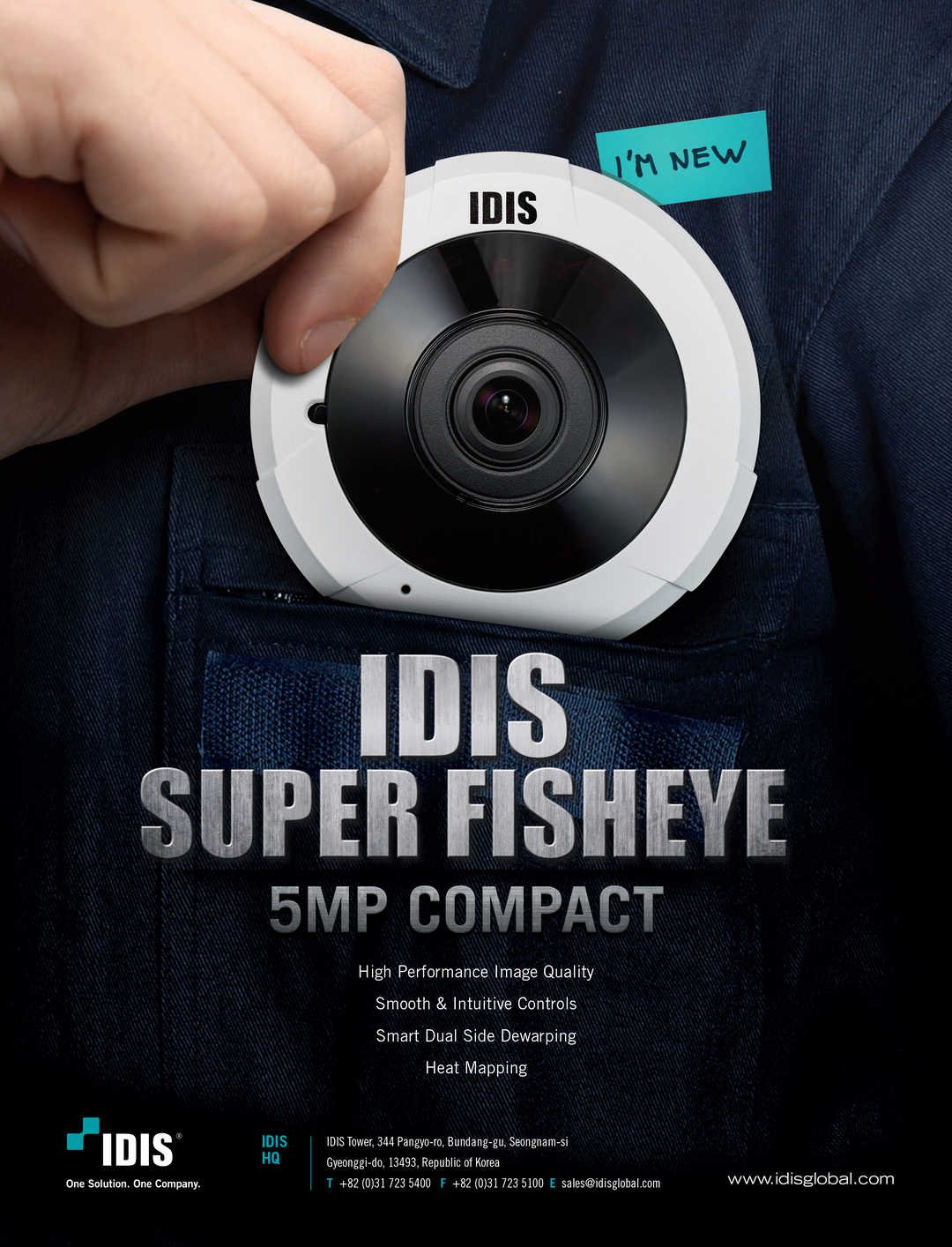 IDIS SUPER FISHEYE 5MP Compact